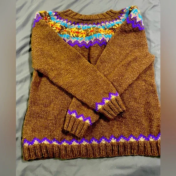 EUC Fair Isle Wool Sweater - Picture 3 of 9